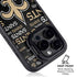 NFL New Orleans Saints Black Blast iPhone 16 Pro Kickstand Case